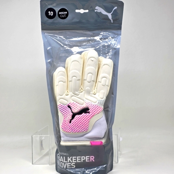 Puma Goalkeeper Football Soccer Gloves Unisex Size 10 041926 01 Multicolor New - Picture 1 of 8